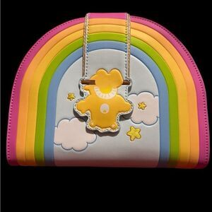 BNWT Loungefly Care Bears Rainbow Swing crossbody bag